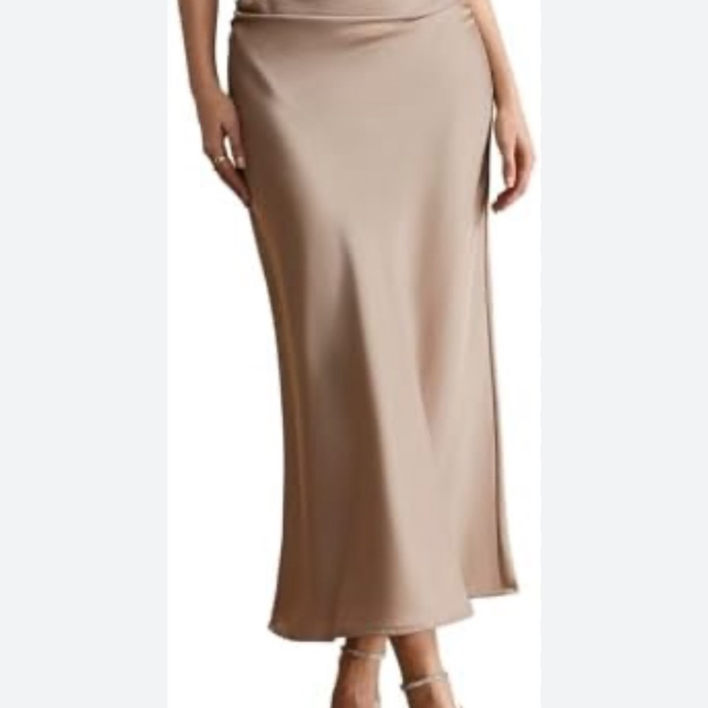 Rachel Zoe Classic Beige Maxi Skirt